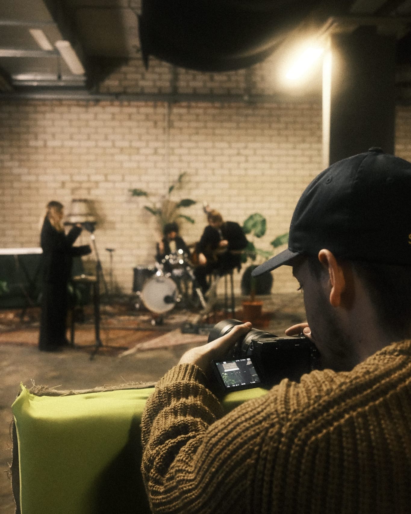 Yannick Solandt filming Maia Valentine